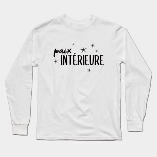 Paix Intérieure Long Sleeve T-Shirt